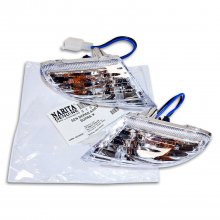 Φλας εμπρός ζευγάρι διάφανα Honda Supra 100 Narita