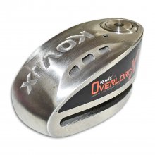 Κλειδαριά δισκοφρένου με συναγερμό Kovix KNX15-BM ασημί