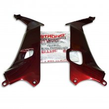 Ποδιές εσωτερικές σετ Honda Supra 100 μπορντώ STRONG