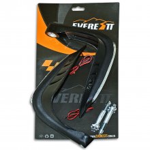 Χούφτες τιμονιού universal με led μαύρες Everestt