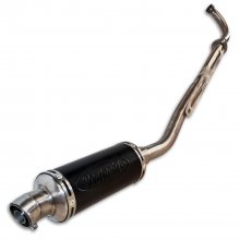 Εξάτμιση ολόσωμη κοντή inox με μπούκα Yamaha Crypton-S 115 Protecht