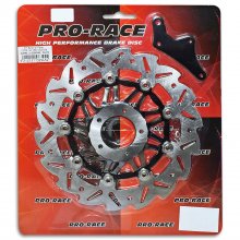 Δισκόπλακα εμπρός μαργαρίτα oversize 300mm Honda Supra 100 μαύρη Pro-Race