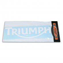 Αυτοκόλλητο ζευγάρι Triumph λευκό Stickers Par