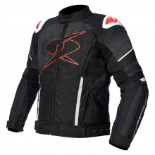 Μπουφάν μηχανής Spyke Estoril GT Dry Tecno μαύρο/κόκκινο