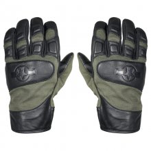 Γάντια μηχανής Harisson Marshall Tissus μαύρο / χακί