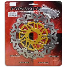 Δισκόπλακα εμπρός μαργαρίτα oversize 300mm Yamaha Crypton-X 135 χρυσή Pro-Race