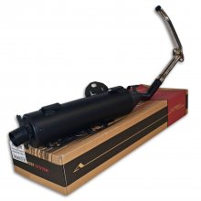 Εξάτμιση racing Sym VF185 Apido Racing μαύρη