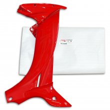 Ποδιά εσωτερική δεξιά Yamaha Crypton-R 115 κόκκινη γνήσια