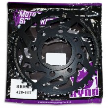 Γρανάζι κίνησης πίσω Honda GTR 150 RR523 428-44 μαύρο