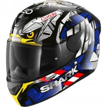 Κράνος Shark D-Skwal 2 Oliveira Falcao γραφικά μαύρο / μπλε