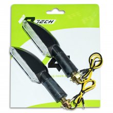 Φλας ζευγάρι μίνι led T1037 μαύρα / διάφανα IQ-Tech