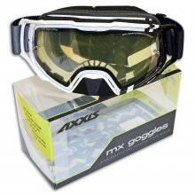 Γυαλιά enduro Axxis Complete MX-Evo Strap A0 λευκά