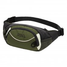 Τσαντάκι μέσης Polo Outrider 908108-6200 μαύρο / πράσινο