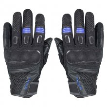Γάντια μηχανής Harisson Leader II μαύρα / μπλε