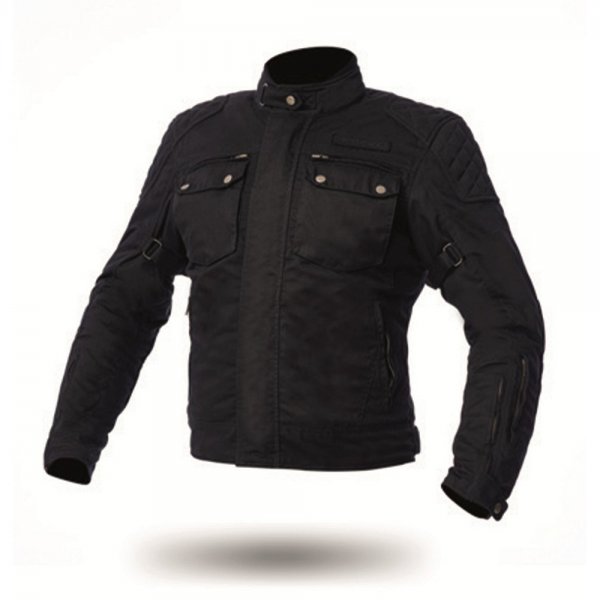 Μπουφάν μηχανής Spyke London Dry Tecno μαύρο