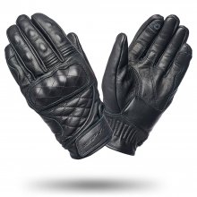 Γάντια μηχανής Spyke Biarritz Δερμάτινα Μαύρα
