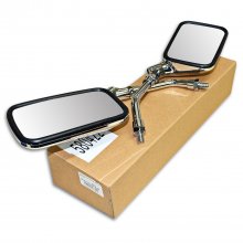 Καθρέπτες ζευγάρι τετράγωνοι universal Yamaha 10mm χρώμιο