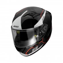 Κράνος Axxis Racer Gp SV Spike Carbon A0 White