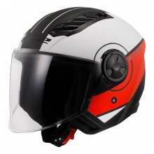 Κράνος Open Face LS2 616.20 AIRFLOW II COVER 22.06 WHITE / RED
