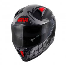 ΚΡΑΝΟΣ FULL FACE GIVI 50.Z SV SKULL  ΜΑΥΡΟ/ΤΙΤΑΝΙΟ/ΚΟΚΚΙΝΟ