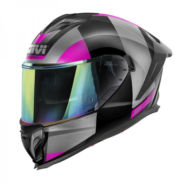 ΚΡΑΝΟΣ GIVI H50.3 VISION (ECE 22.06) BLACK / TITAN / FUCSIA + PINLOCK S
