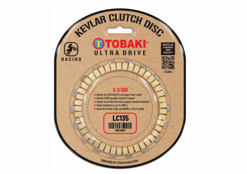 ΔΙΣΚΟΙ ΣΥΜΠΛΕΚΤΗ RACING KEVLAR CRYPTON-X 135 TOBAKI