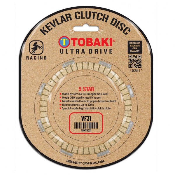 ΔΙΣΚΟΙ ΣΥΜΠΛΕΚΤΗ RACING KEVLAR VF185 TOBAKI