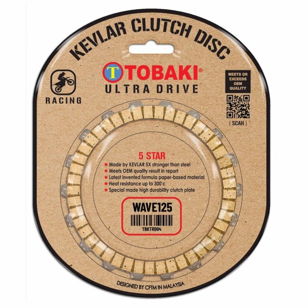 ΔΙΣΚΟΙ ΣΥΜΠΛΕΚΤΗ RACING KEVLAR INNOVA 125 TOBAKI