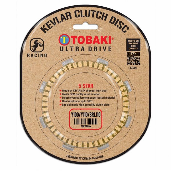 ΔΙΣΚΟΙ ΣΥΜΠΛΕΚΤΗ RACING KEVLAR CRYPTON 105/115 TOBAKI