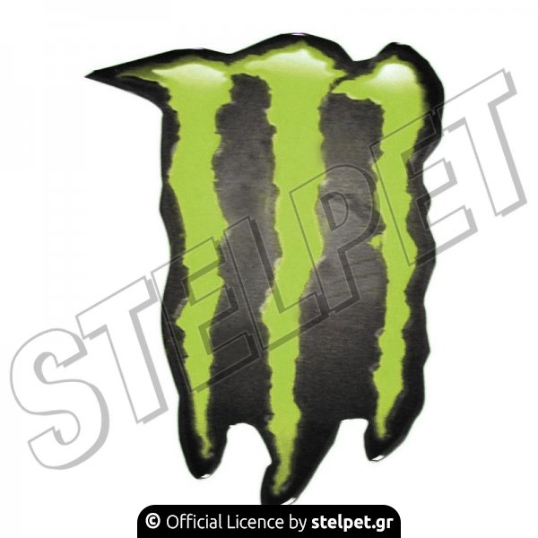 Αυτοκόλλητο Monster (Μεγαλο) Πράσινο