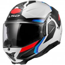 Κράνος Ανοιγόμενο LS2 910 ADVANT II TRIPLE Άσπρο/Κόκκινο/Μπλέ 22.06