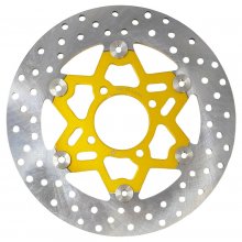 Δισκόπλακα πλευστή Racing 245mm Yamaha Crypton-X 135 χρυσή TOKAHI