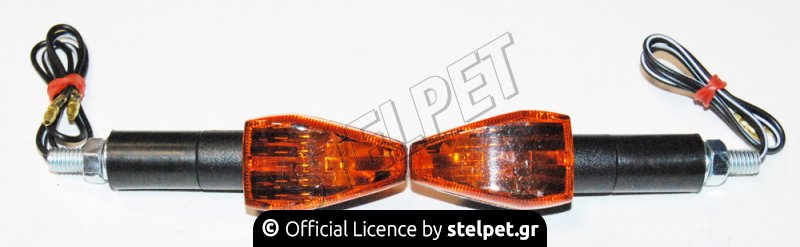 Φλας Μίνι Fuego 9039 Μακρύ Πορτοκαλί Κρυστ./Μαύρο