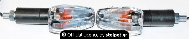 Φλας Μακρύ Διάφανο Κρύσταλλο / Μαύρο Μίνι Fuego 9013