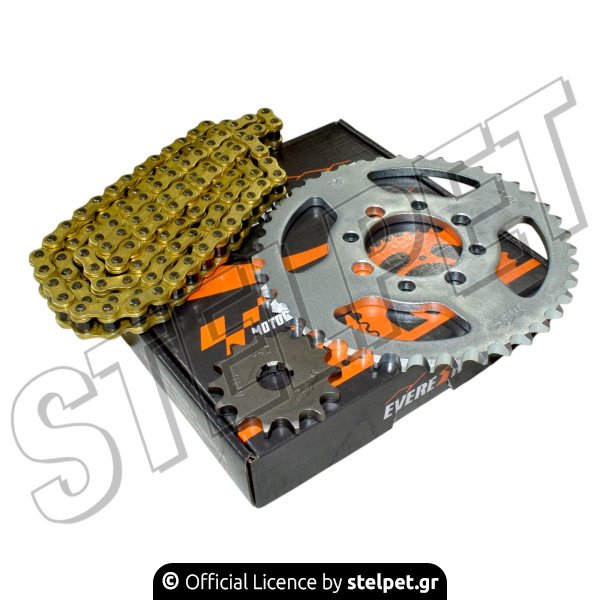 ΑΛΥΣΙΔΟΓΡΑΝΑΖΑ ΣΕΤ EVERESTT KAZER 115CC 42/14T+428H-108L GOLD