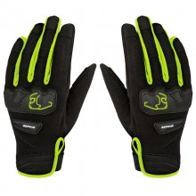 Γάντια μηχανής Bering York μαύρο / κίτρινο