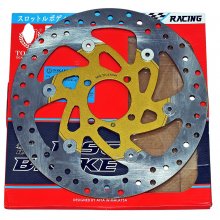Δισκόπλακα εμπρός Racing 265mm Yamaha Crypton-X 135 χρυσή TOKAHI