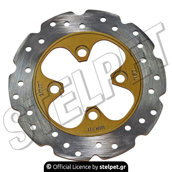 ΔΙΣΚΟΠΛΑΚΑ ΠΙΣΩ ΜΑΡΓΑΡΙΤΑ 190Χ58Χ3.5 4ΤΡ DY125RS NOVA50-125RR TARGET125 18-20