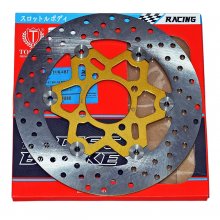 Δισκόπλακα εμπρός πλευστή Racing 245mm Yamaha Crypton-X 135 χρυσή TOKAHI