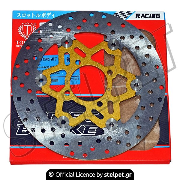 ΔΙΣΚΟΠΛΑΚΑ RACING ΠΛΕΥΣΤΗ CRYPTON X LC135 245MM ΧΡΥΣΗ TOKAHI