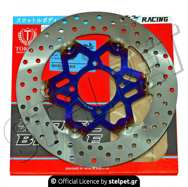 ΔΙΣΚΟΠΛΑΚΑ RACING ΠΛΕΥΣΤΗ CRYPTON-X LC135 245MM ΜΠΛΕ TOKAHI