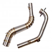 Λαιμός εξάτμισης High up inox Yamaha Crypton-X 135 APIDO Racing