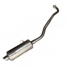 Εξάτμιση ολόσωμη inox με οβάλ μπούκα Honda Innova 125 Protecht 