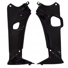 Ποδιές εσωτερικές σετ Honda Supra 100 Μαύρες NARITA 