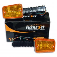 Φλας Πίσω Honda GLX 90 Μακρύ Χρώμιο EVERESTT 