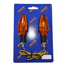 Φλας ζευγάρι μακρόστενα μίνι 1945 μαύρα/πορτοκαλί Fuego