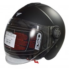 Κράνος open face / jet FSD 617DV 22.06 μαύρο ματ