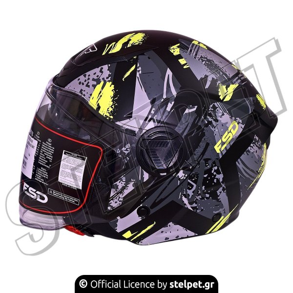 ΚΡΑΝΟΣ ΑΝΟΙΚΤΟ FSD 760 ΕΣΩΤ. ΖΕΛΑΤ. 22.06 BLACK MAT YELLOW POISON L
