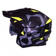 ΚΡΑΝΟΣ FSD X1 TRAIL RUBIK ΜΕ ΓΕΙΣΟ 22.06 μαύρο/γκρι/κίτρινο