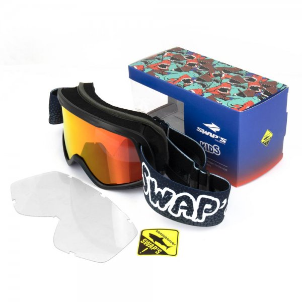 ΓΥΑΛΙΑ ENDURO SWAPS - KID ΜΑΥΡΟ-ΜΠΛΕ ΙΡΙΔΙΟΥ